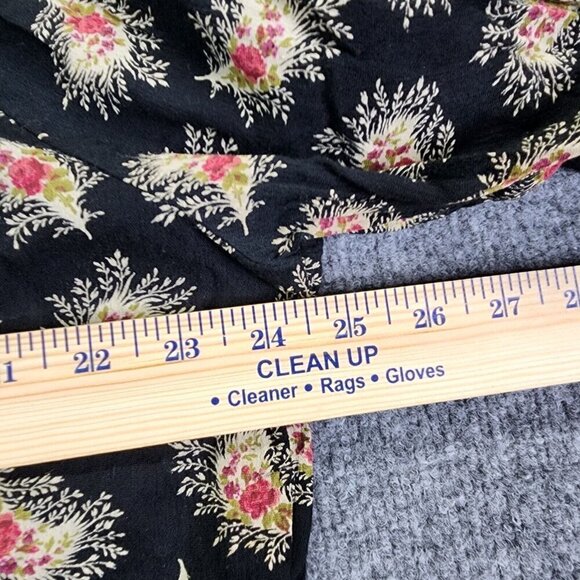 Denim‎ & Supply Ralph Lauren Boho Floral Peasant Top Blouse Tassel Size Small - Picture 12 of 13